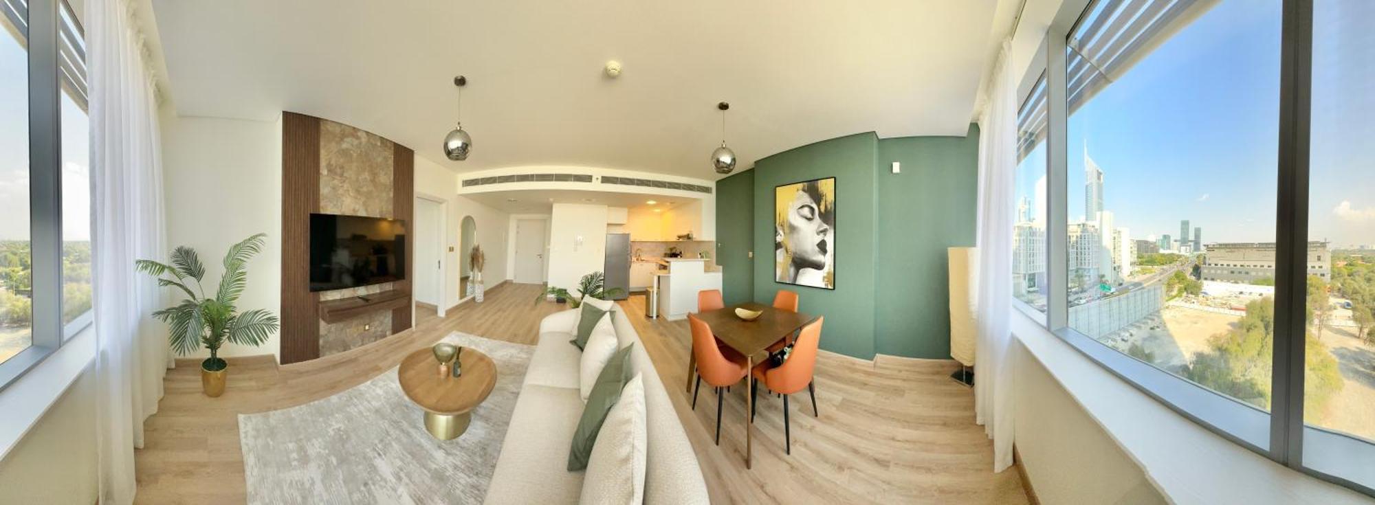 Apartment Luxury Spacious - 1 Bedroom - Sky Gardens Difc - Heart Of Trade Centre And Mall Dubai